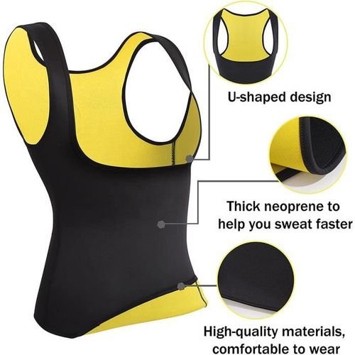 Gilet de Sudation pour Femme T-shirt Débardeur Minceur Fitness - Image 3