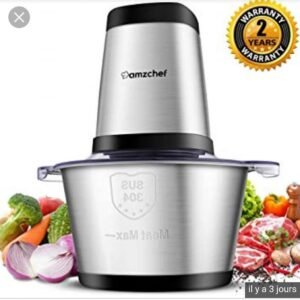 Hachoir inox 2 litres