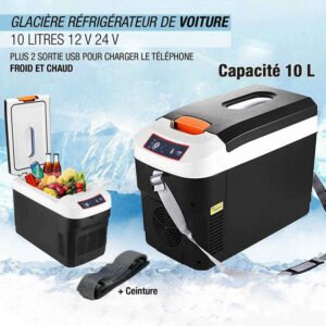 Glacière réfrigérateur NOFROST électrique 10 litres 12v 24v