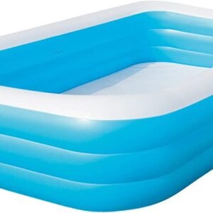 Piscine familiale de 3 m, Rectangulaire pour Enfants et Adultes