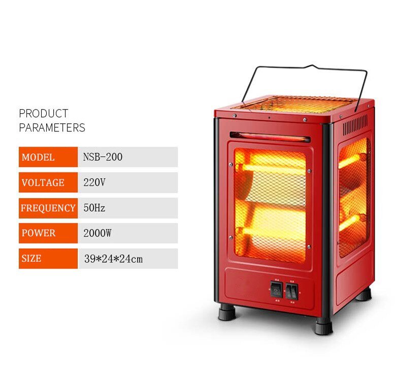 Chauffage électrique mobile efficace économique 5 facades - Image 6