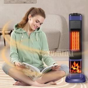 chauffage électrique avec télecommande 🔥🔥Souffleur d'air