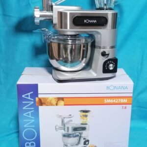 bonana Robots Multifonctions pétrin 7l,mixeur en verre , hachoir à viande mélangeur à pate 1800W